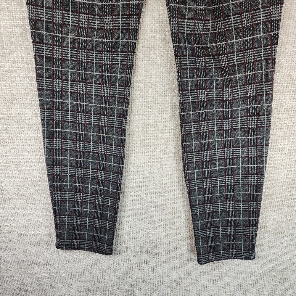 KUT From The Kloth FAB AB Pants Womens 14 Black Red Plaid‎ Hi Rise Skinny NWT - Picture 8 of 12